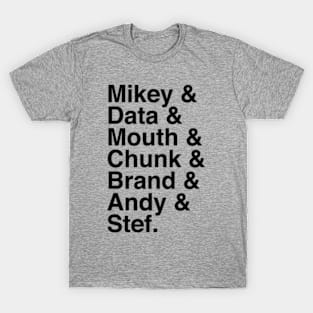 Mikey, Data, Mouth, Chunk, Brand, Andy & Stef T-Shirt